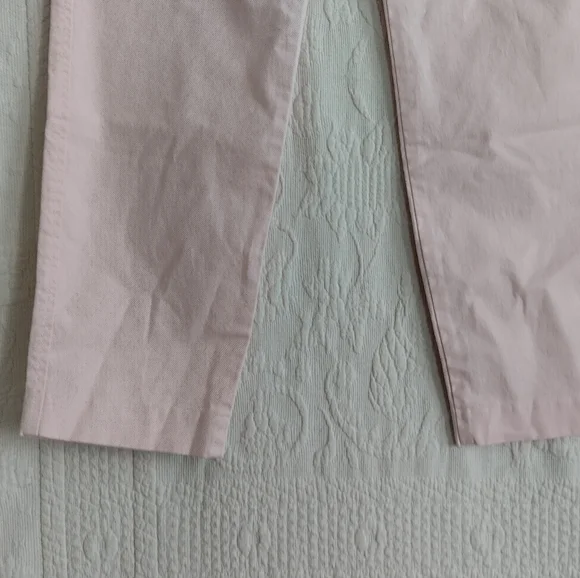 Old Navy Pastel Pink Ankle Jeans Cropped Spring Femme Barbie Doll NWT Mid Size - Picture 4 of 13